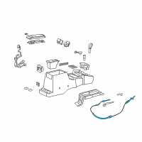 OEM Dodge Durango Transmission Shift Control Cable Diagram - 55366259AG