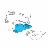 OEM 2007 Dodge Durango Console-Base Diagram - ZM421DBAA