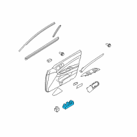 OEM Infiniti Q40 Assist Power Window Switch Assembly Diagram - 25411-JK40D