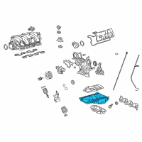 OEM 2015 Lexus LS460 Pan, Oil, NO.1 Diagram - 12111-38120