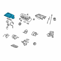 OEM 2006 Acura TL Manifold Sub-Assembly Diagram - 17030-RDA-A03