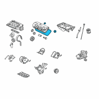 OEM Honda Gasket Set, Head Cover Diagram - 12030-P8A-A00