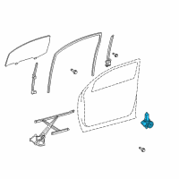 OEM 2017 Toyota Sequoia Motor Assembly Diagram - 85710-0C101