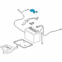 OEM 1999 Toyota Avalon Positive Term Cover Diagram - 82821-12290