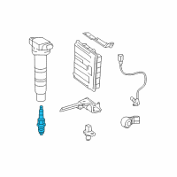 OEM 2021 Toyota Tacoma Spark Plug Diagram - 90919-01287