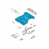 OEM 2002 Dodge Neon Pan-Floor Diagram - 5066462AB