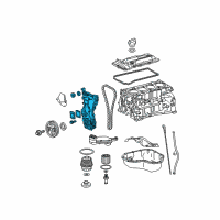 Genuine Toyota Camry Oil Pump diagram