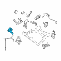 OEM 2009 Nissan Murano Engine Mounting Support, Left Diagram - 11274-JP01B