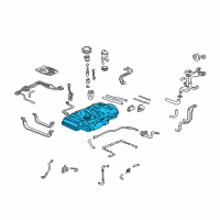 OEM Honda Odyssey Tank, Fuel Diagram - 17500-S0X-A51