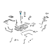 OEM Honda Odyssey Filter Set, Fuel Diagram - 16010-S0X-A50