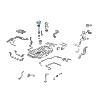 OEM 2001 Honda Odyssey Fuel Water Separator Filter Diagram - 16010S0XA01