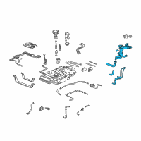 OEM 2002 Honda Odyssey Pipe Assembly, Fuel Filler Diagram - 17650-S0X-A53