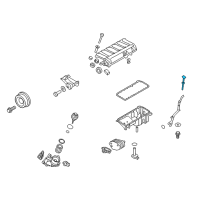 OEM BMW X5 Dipstick Diagram - 11-43-7-800-091