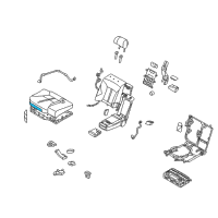 OEM 2015 Kia K900 Pad Assembly-Rear Seat Cushion Diagram - 892503T500