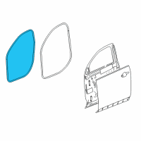 OEM 2014 Chevrolet Equinox Weatherstrip On Body Diagram - 84258753