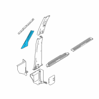 OEM 2005 Kia Sedona Trim Assembly-A Pillar Upper Diagram - 0K52Y68120ACY