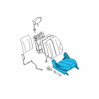 OEM 2006 Nissan Murano Cushion Complete-Front Seat R Diagram - 873A2-CB66B