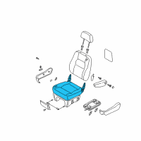 OEM 2002 Kia Sedona Cushion Assembly, RH Diagram - 4K52Y57210ABT6