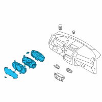 OEM 2016 Kia Sorento Cluster Assembly-Instrument Diagram - 94001C6000