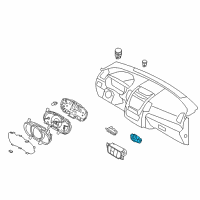 OEM Kia Sorento Button Start Swtich Assembly Diagram - 95430C5000WK