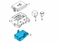 OEM Ford Lower Cover Diagram - 5L3Z-14A003-E