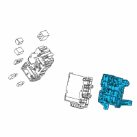 OEM GMC Yukon XL Junction Block Diagram - 84114438