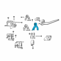 OEM 2008 Jeep Compass Insulator Diagram - 5105495AI