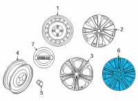 OEM 2022 Nissan Sentra Cover-Disc Wheel Diagram - 40315-6LB0A