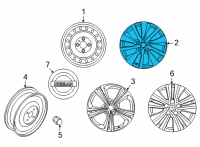 OEM 2022 Nissan Sentra Wheel-Aluminum Diagram - 40300-6LB9A