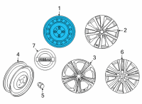 OEM 2022 Nissan Sentra Wheel Assy-Disc Diagram - 40300-6LB0B