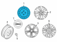 OEM 2020 Nissan Sentra Wheel Assy-Disc Diagram - 40300-6LB0B
