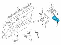 OEM 2022 Toyota GR86 Window Switch Diagram - SU003-10003