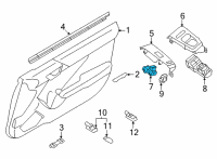 OEM 2022 Toyota GR86 Window Switch Diagram - SU003-09335