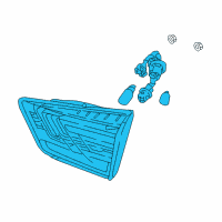 OEM 2019 Kia Rio Lamp Assembly-Rear Combination Diagram - 92403H9200