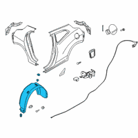 OEM 2019 Hyundai Veloster Guard-Rear Wheel, LH Diagram - 86821-J3000