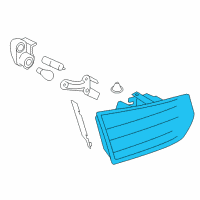 OEM 2014 BMW 320i Rear Light In Trunk Lid, Right Diagram - 63-21-7-372-794