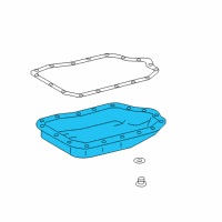 OEM 2013 Toyota RAV4 Transmission Pan Diagram - 35106-0R010