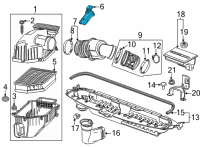 OEM 2019 Chevrolet Impala Air Mass Sensor Diagram - 23324767