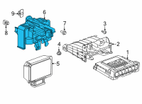 OEM 2022 Buick Encore GX Mount Bracket Diagram - 42589799