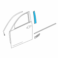 OEM 2013 Cadillac ATS Black Out Tape Diagram - 23337316