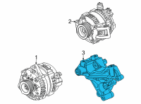 OEM Ford E-350 Super Duty Bracket Diagram - LC3Z-10A313-B