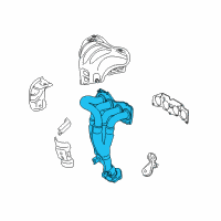 OEM 2015 Toyota Venza Exhaust Manifold Diagram - 25051-0V100