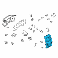 OEM 2020 Ford Expedition BEZEL Diagram - LL1Z-18842-BA