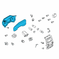 OEM Ford Expedition Cluster Assembly Diagram - JL1Z-10849-AEA