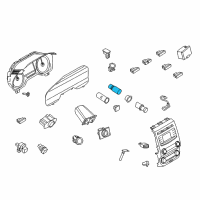OEM Mercury Lighter Assembly Socket Diagram - XC3Z-15055-AA