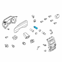 OEM Ford Escape Lighter Assembly Socket Diagram - XC3Z-15055-AA