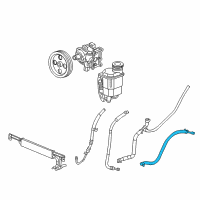 OEM 2012 Ram 2500 Hose-Power Steering Return Diagram - 68031854AF