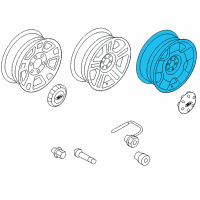 OEM 2007 Ford F-150 Wheel Diagram - 7L3Z-1007-D