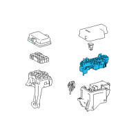 OEM 2015 Toyota RAV4 Relay Box Diagram - 82630-42030