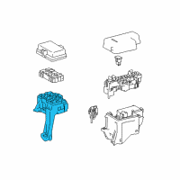 OEM Toyota Fuse & Relay Box Diagram - 82741-42031